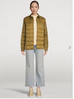 Taion Lightweight Quilted Down Shirt Jacket